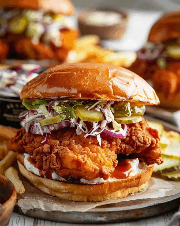 Nashville Hot Chicken Sandwiches