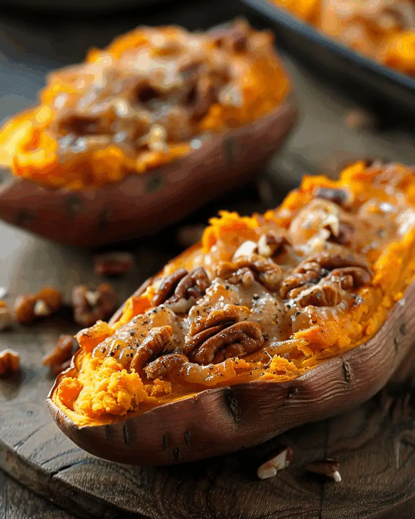 Twice Baked Sweet Potatoes