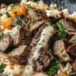 Cheesy Steak Rice