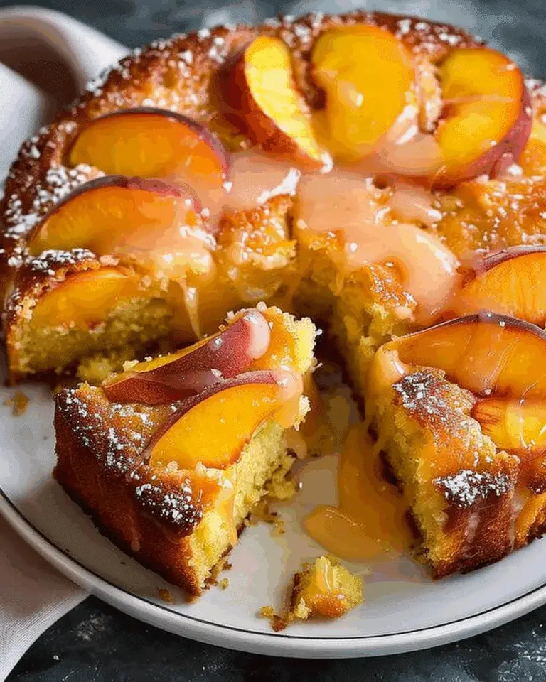 Irresistible Summer Peach Cake