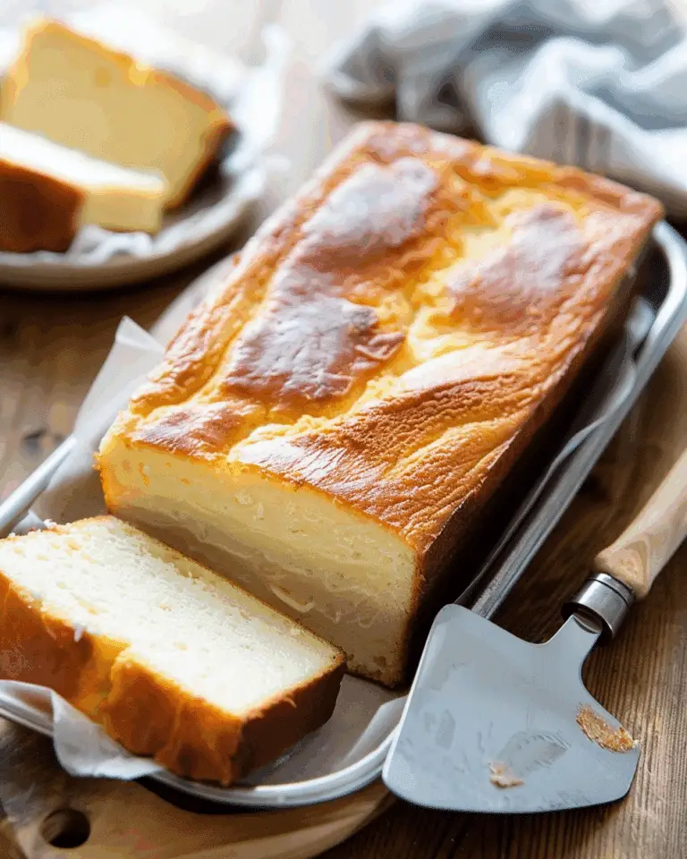 Burnt Basque Cheesecake in a Loaf Pan