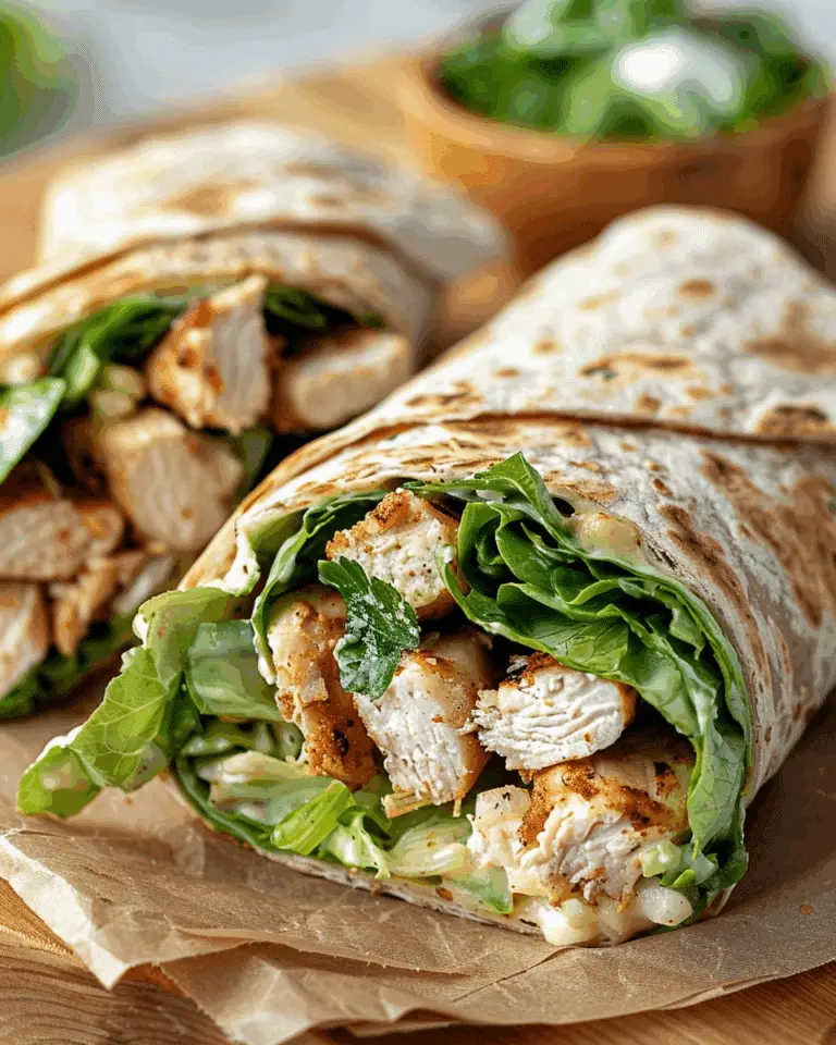 Chicken Caesar Wraps