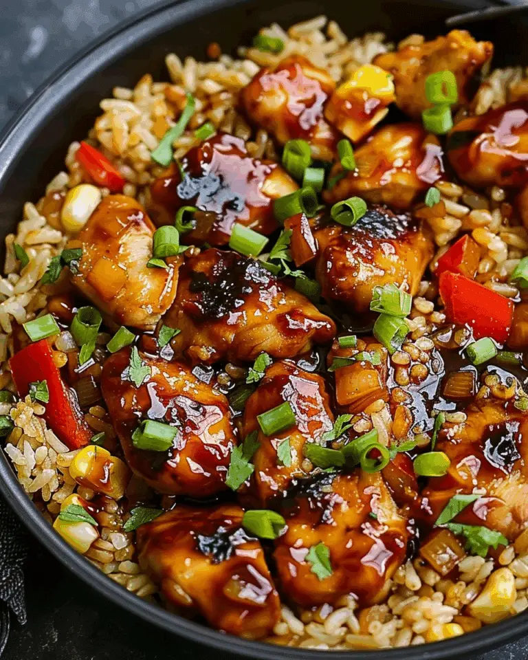 One-Pan Bold Honey BBQ Chicken Rice