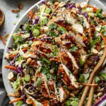 Sesame Chicken Cabbage Crunch Salad