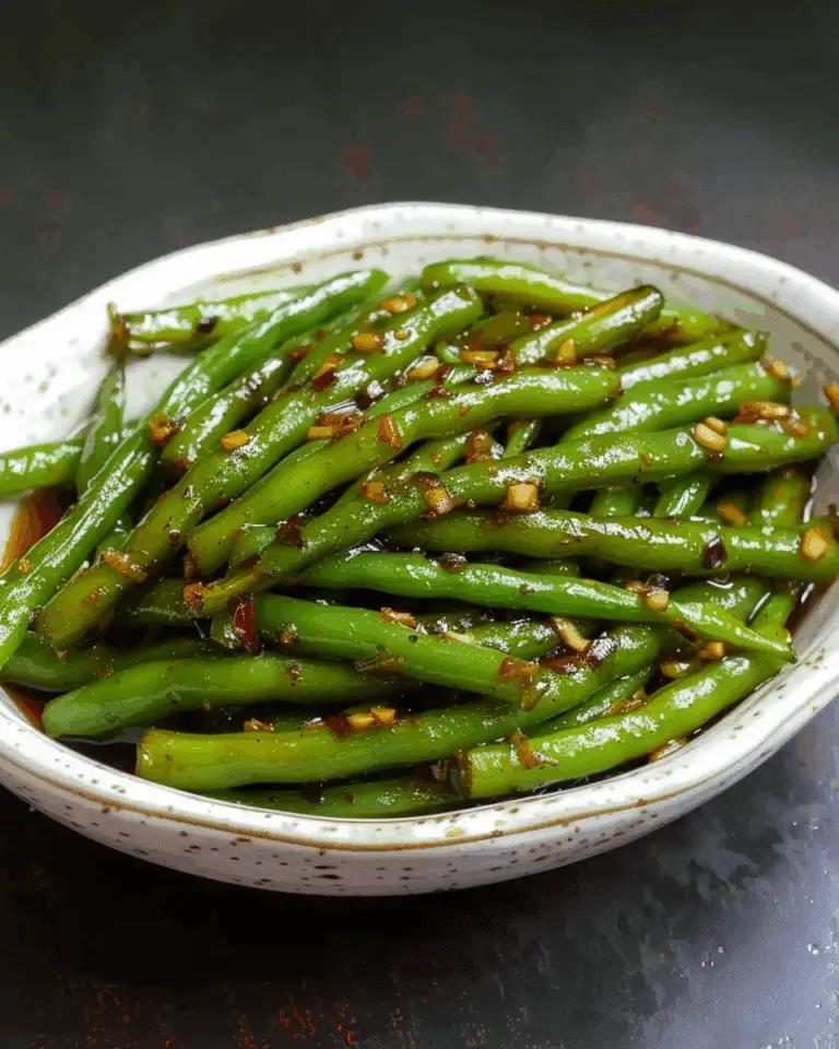 Chinese Garlic Green Beans