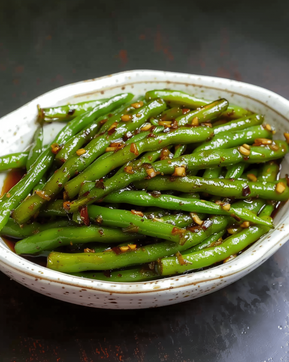 Chinese Garlic Green Beans