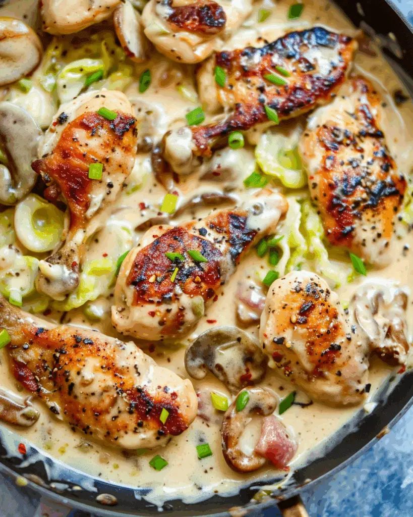 Creamy Pepperoncini Chicken Skillet