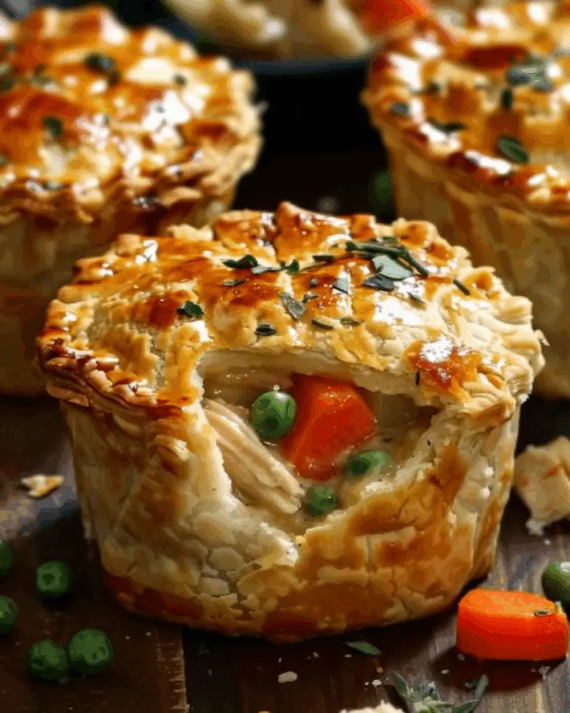 Easy Mini Chicken Pot Pies