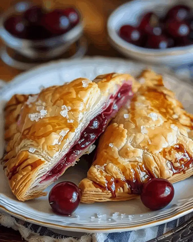 Homemade Cherry Turnovers