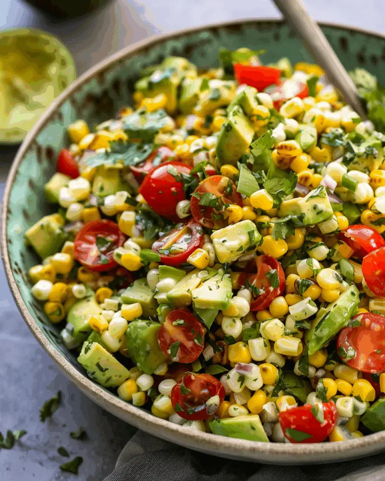 Summer Corn Salad with Avocado