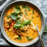 Thai Coconut Chicken Noodle Soup