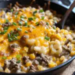 Golden Corn Ranch Beef Skillet with Melted Cheddar Bliss