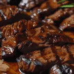 Grill Pan Honey Glazed Steak Strips
