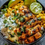 Effortless Street Corn Chicken Rice Bowl