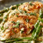 Caesar Chicken with Asparagus