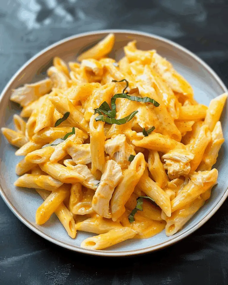 Creamy Buffalo Chicken Penne
