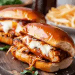 Grilled Mozzarella BBQ Chicken Sandwiches