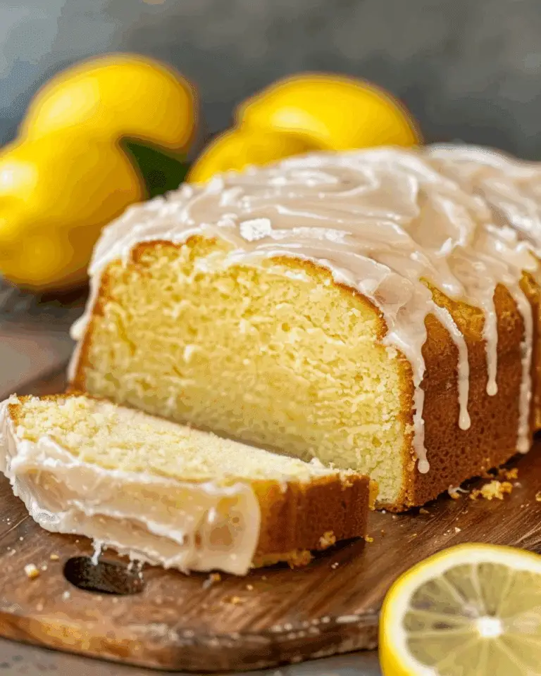 Lemon Cream Cheese Pound Cake