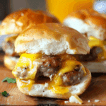 Cheesy Sausage and Egg Breakfast Sliders