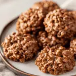 Chocolate Peanut Butter No‑Bake Cookies