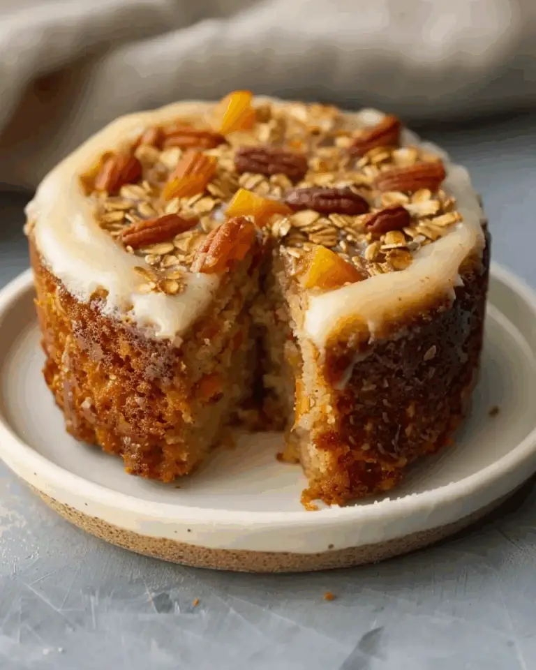 Oat, Apple, and Carrot Cake