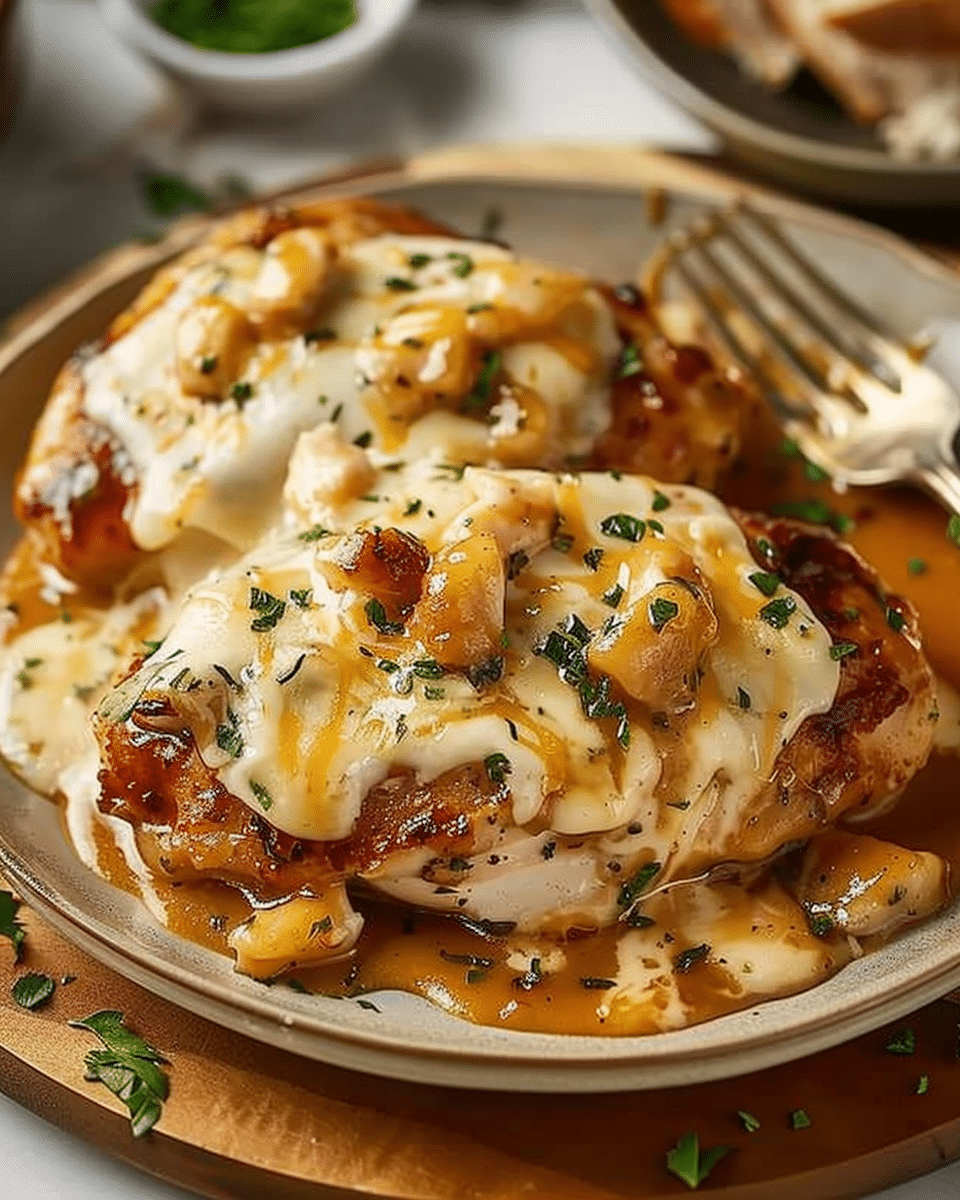 Texas Roadhouse Smothered Chicken with Jack Cheese