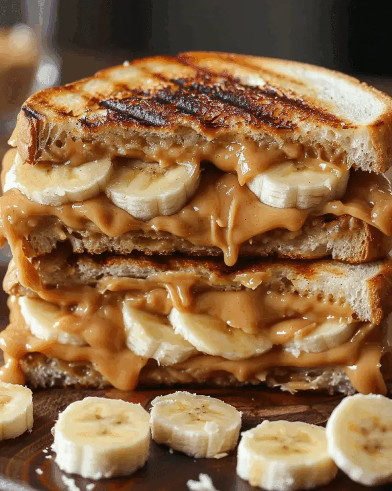 Grilled Peanut Butter Banana Sandwich