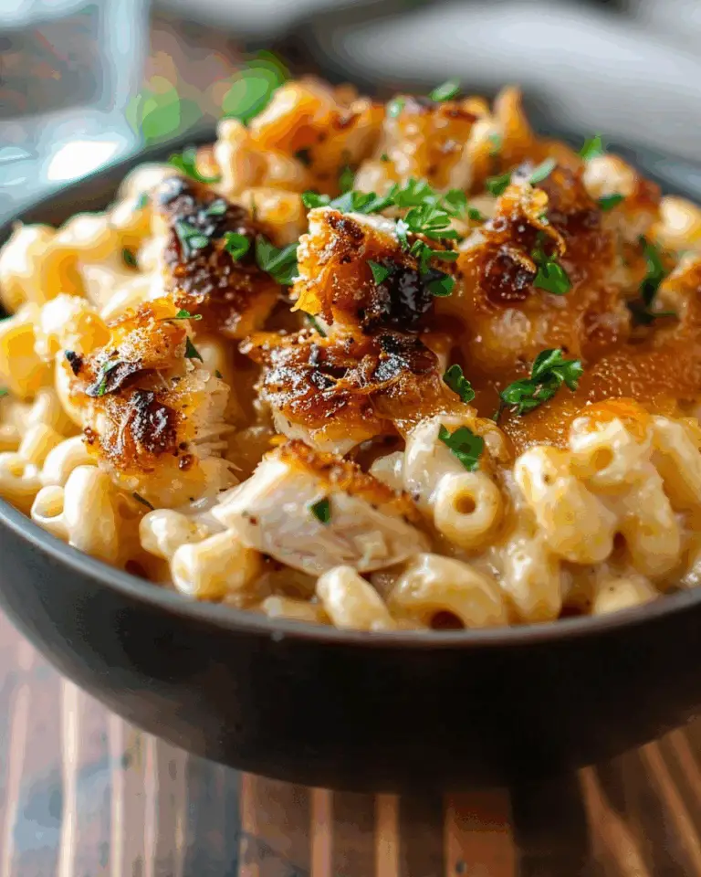 Honey Pepper Chicken Mac and Cheese