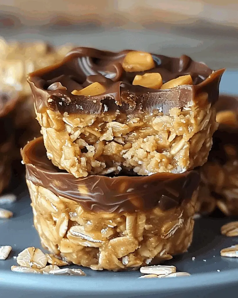 No‑Bake Peanut Butter Oat Cups