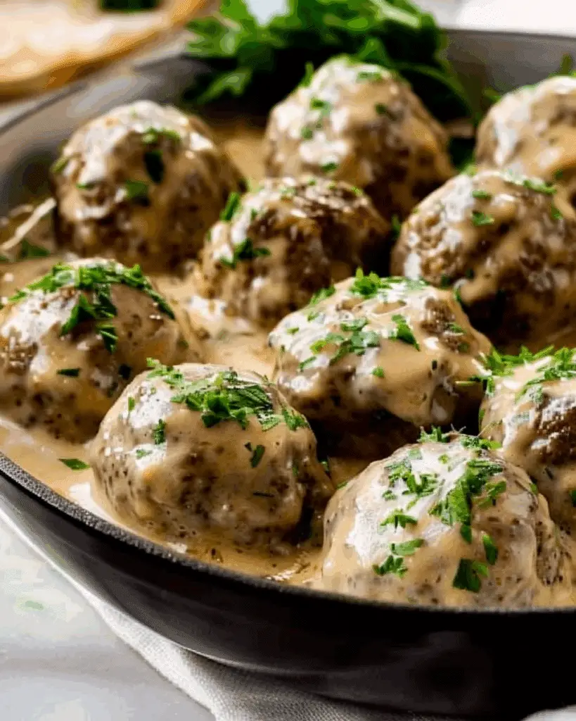 Creamy Swedish Meatballs
