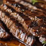Grill Pan Honey Glazed Steak Strips