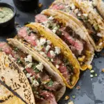 Grilled Steak Elote Tacos