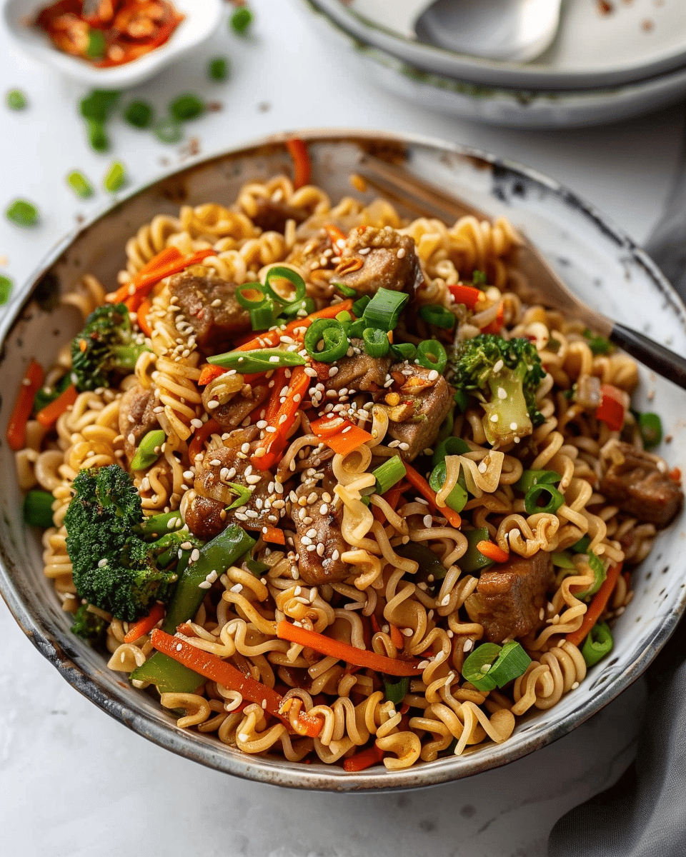 Ramen Noodle Stir Fry