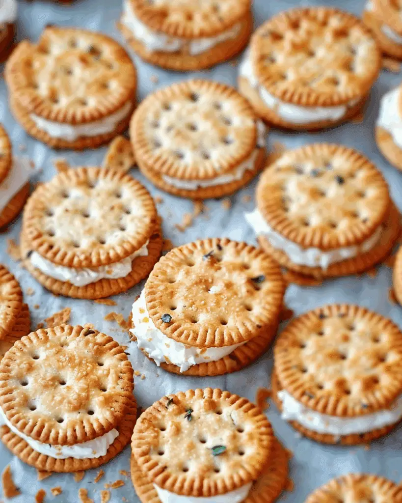 Ritz Cracker Party Sandwiches
