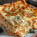 Seafood Lasagna with Shrimp & Crab