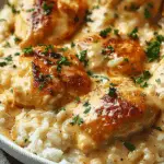 Creamy Smothered Chicken and Rice