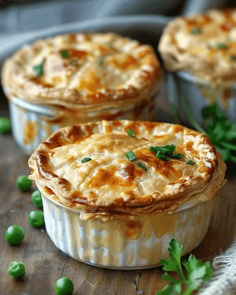 Easy Mini Chicken Pot Pies