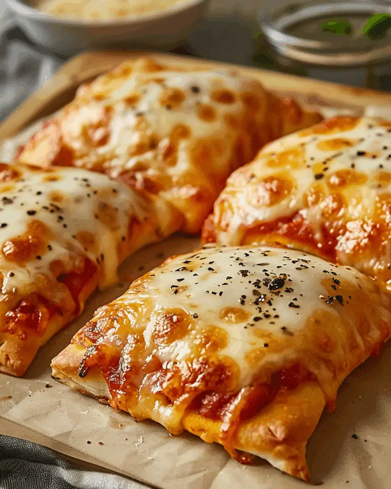 Homemade Easy Cheesy Pizza Pockets