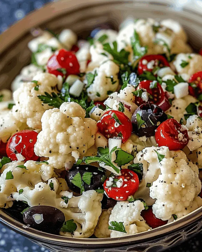Sicilian Cauliflower Salad