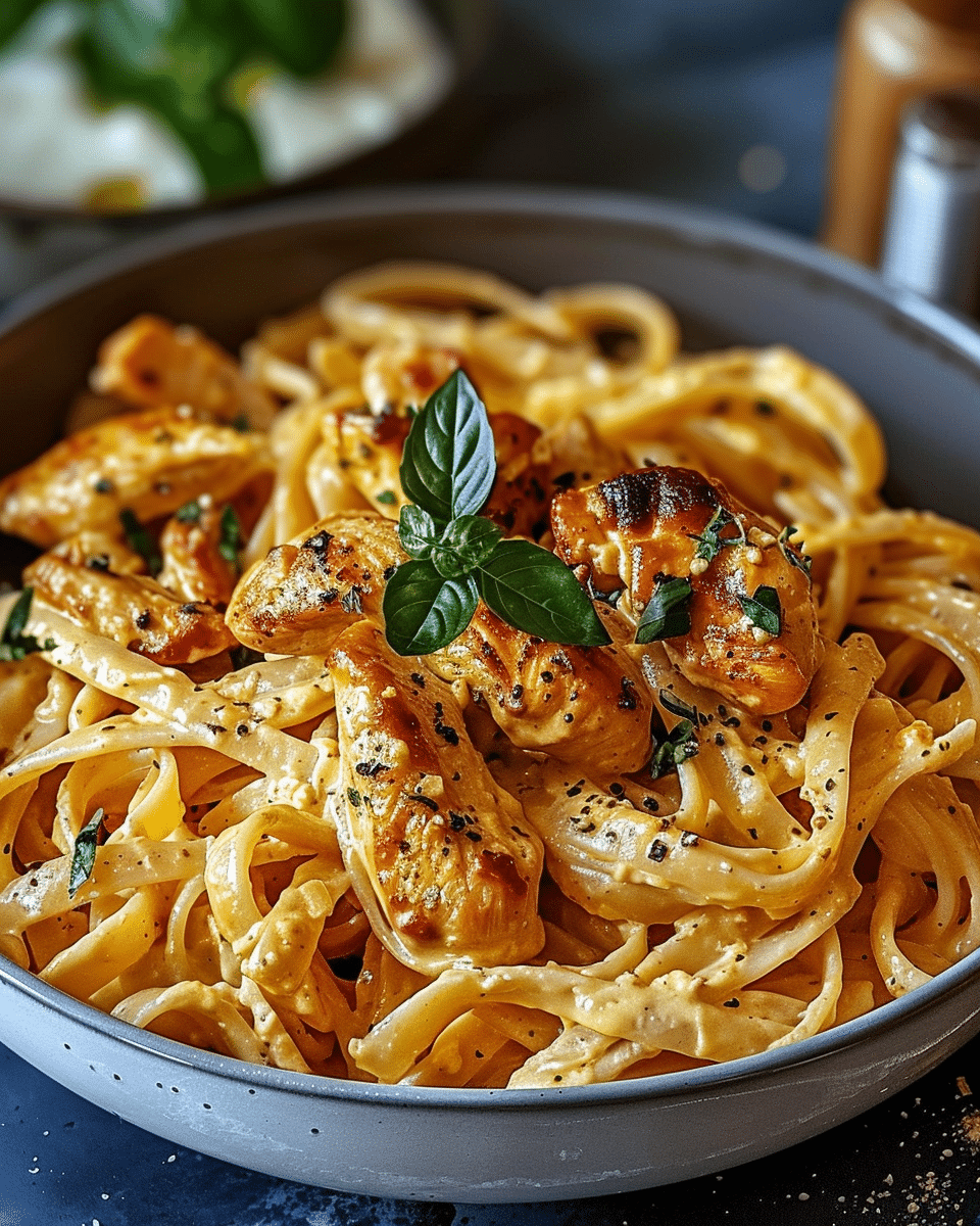 Creamy Chicken Alfredo Pasta