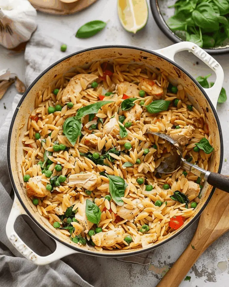 One Pot Chicken Orzo
