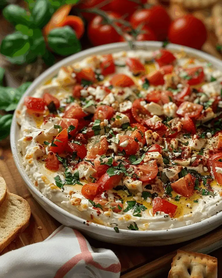 Bruschetta Dip: A Vibrant and Flavorful Appetizer to Delight My Guests