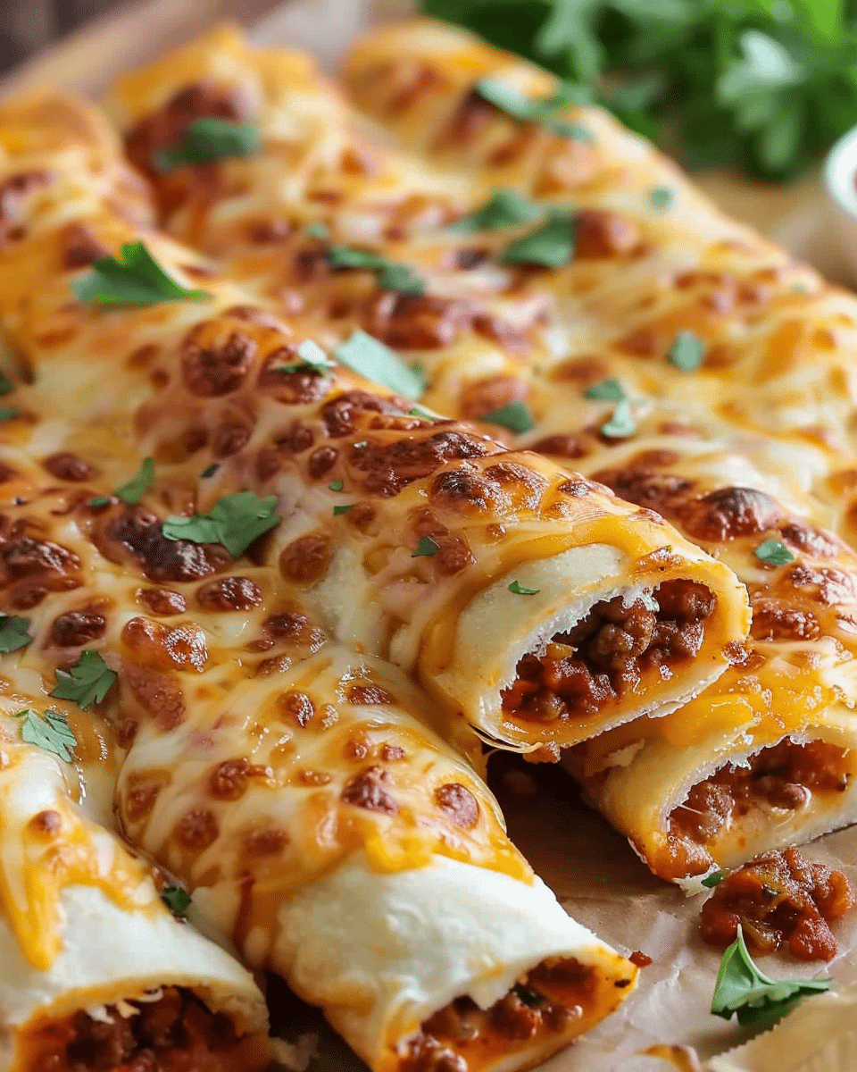 Cheesy Taco Breadsticks