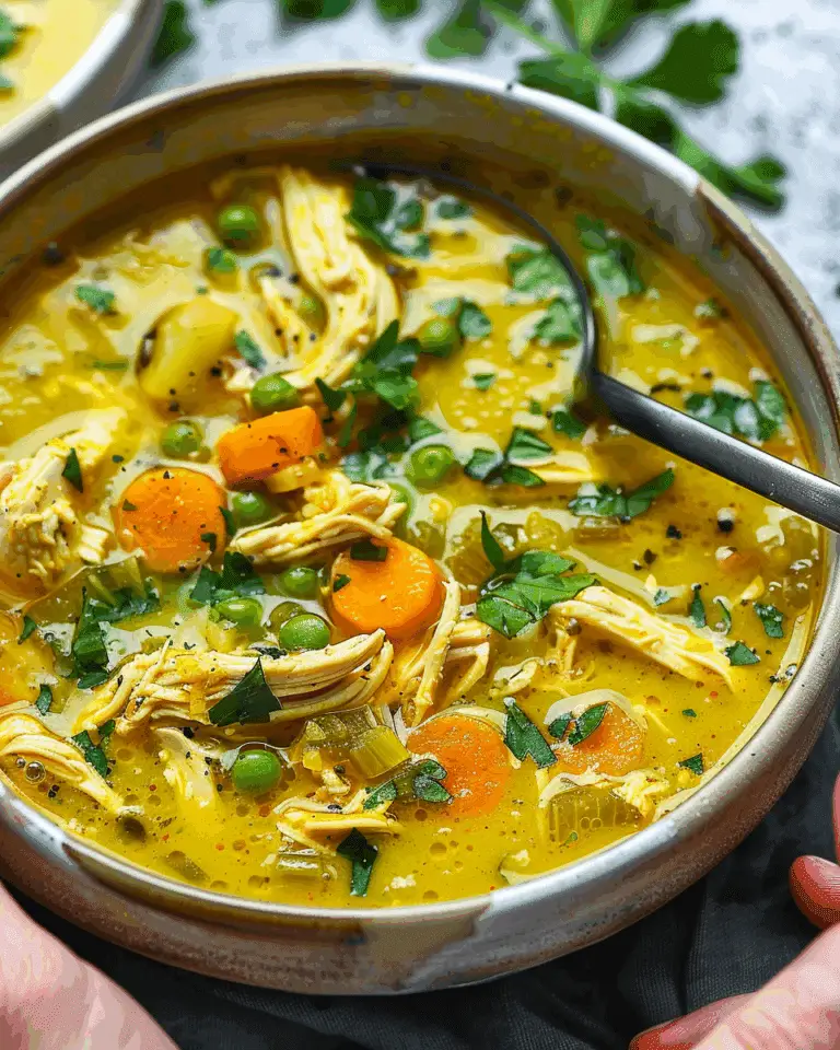 Anti-Inflammatory Turmeric Chicken Soup