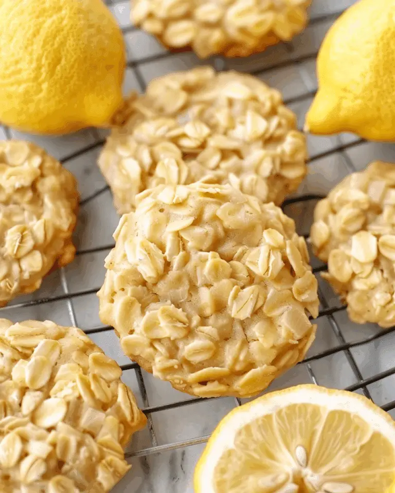 Lemon Oatmeal Cookies