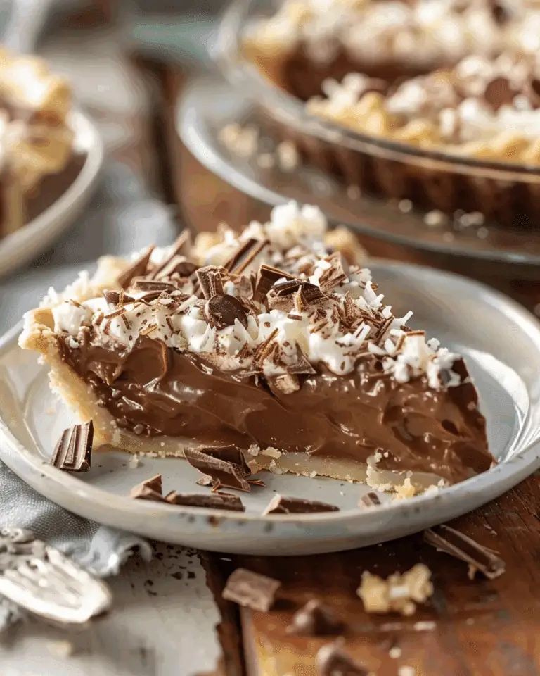 No-Bake German Chocolate Pie