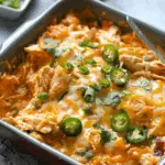 Jalapeño Buffalo Chicken Casserole