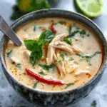 Crockpot Thai Coconut Chicken Soup