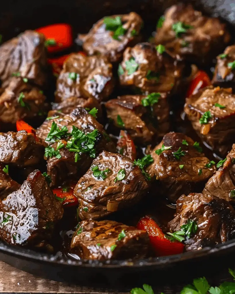 Garlic Butter Steak Bites Recipe