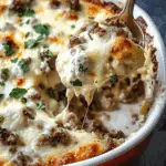 Low Carb Philly Cheesesteak Casserole
